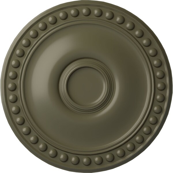 Ekena Millwork Foster Ceiling Medallion (Fits Canopies up to 5 5/8"), Hand-Painted Painted Turtle, 19 1/8"OD x 1"P CM19FOPTF - main